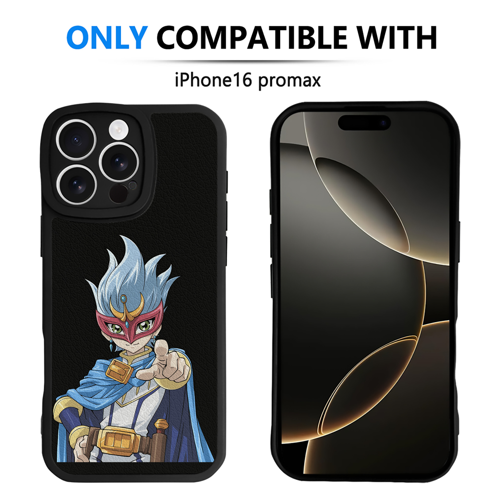 遊☆戯☆王 Yu-Gi-Oh! 【iPhone 16シリーズ対応】シリコンスマホケース（レザー調） 材質：シリコン